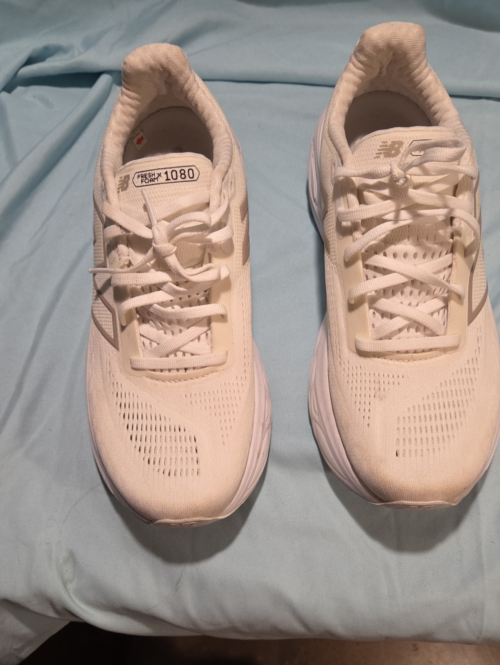 New Balance Women's 1080 Fresh Foam Sneakers - White/Cream 10 Never Worn